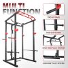 Multi-functional Power Cage,Home Adjustable Pullup Squat Rack 1000Lbs Capacity Comprehensive Fitness Barbell Rack